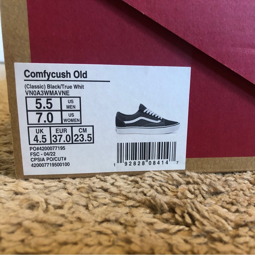 Black Vans Comfy Cush - Picture 4 of 5